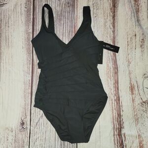 Carmen Marc Valvo Cut-out One Piece Swimsuit